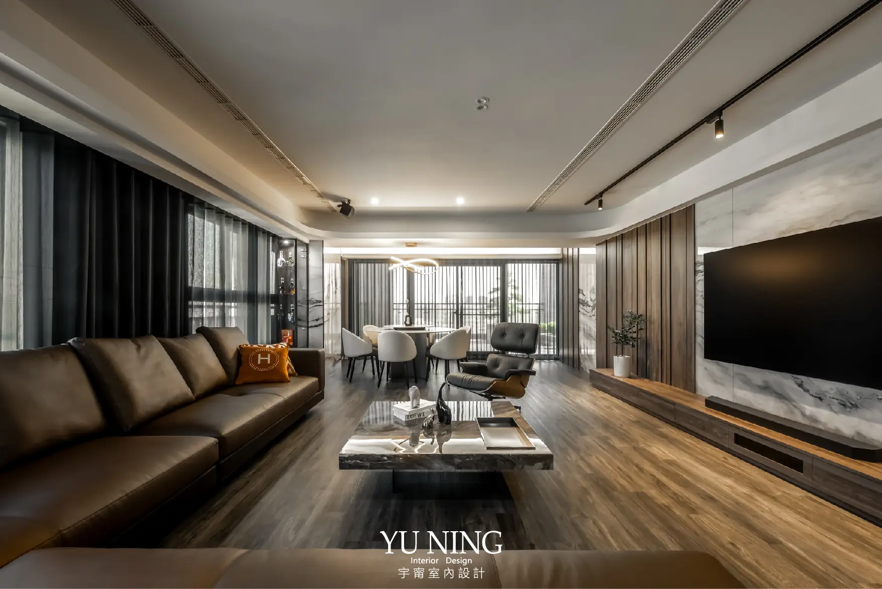 台中南區謝公館|47坪中古大樓翻新・輕奢風